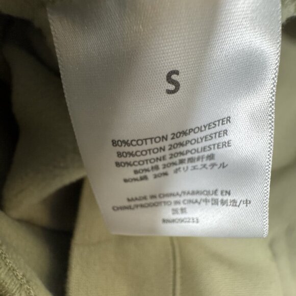 New Essentials Fear Of God Front Logo Pullover Hoodie Sage Size Small - Picture 2 of 10